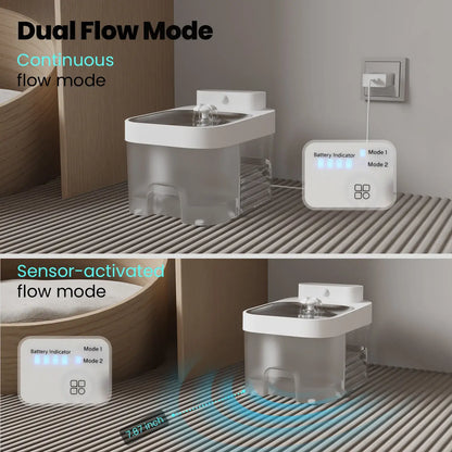 Smart Wireless Pet Water Fountain (Filterless & App Controlled)